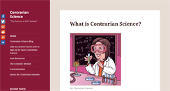 Desktop Screenshot of contrarianscience.com
